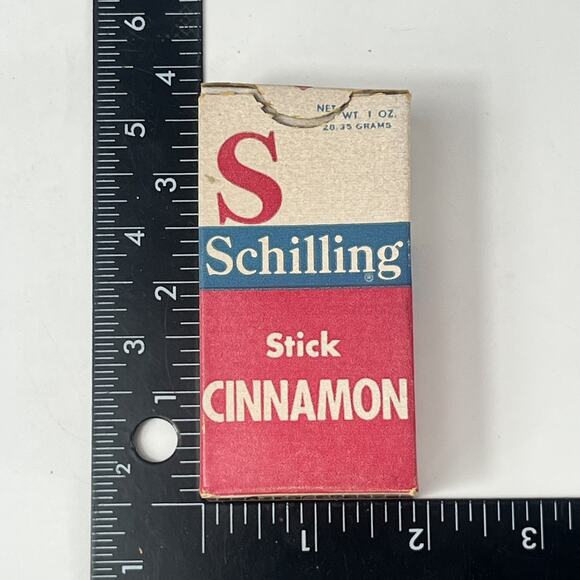 Vintage Box McCormick Stick Cinnamon Schilling 1950s MCM Retro Prop Decor - Picture 6 of 6